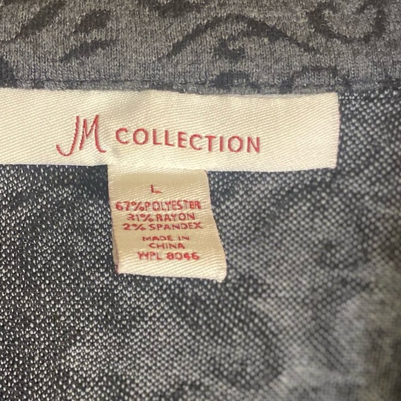 Woman’s zip up coat size L. - Picture 3 of 7